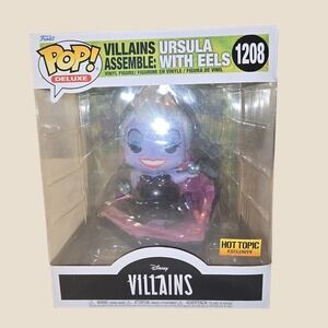 Funko Pop Deluxe Disney Villains Ursula With Eels Hot Topic Exclusive 1208 New